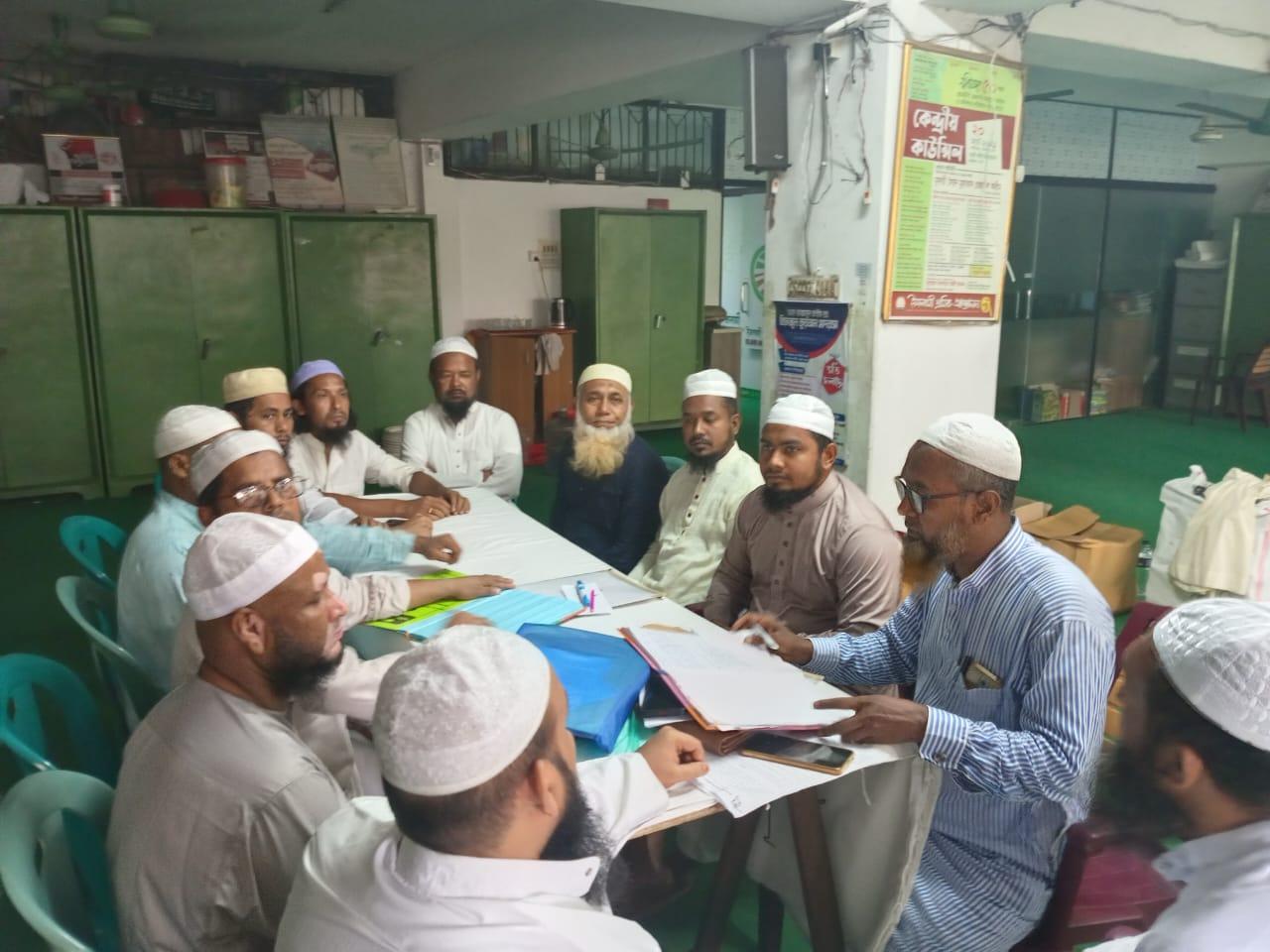 ইসলামী হকার্স শ্রমিক আন্দোলন বাংলাদেশ কেন্দ্রীয় কমিটির মাসিক বৈঠক অনুষ্ঠিত