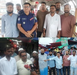 বিএনপি ও অঙ্গ সংগঠনের নেতৃবৃন্দের প্রচেষ্টায় হকারমুক্ত হলো মদনপুর ফুটওভার ব্রিজ