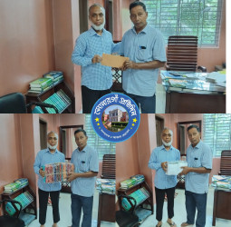 সোনারগাঁও দুর্গা মন্দিরে আর্থিক সহায়তা করেন আল মুজাহিদ মল্লিক