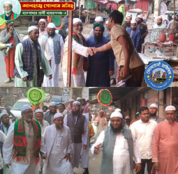 সোনারগাঁয়ে বৈদ্যেরবাজার ইউনিয়নে গোলাম মসিহ গণসংযোগ