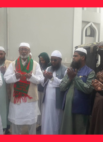 নারায়ণগঞ্জ ৩ আসনে  দোয়া মোনাজাতের মধ্য দিয়ে হাত পাখার প্রচারণা শুরু