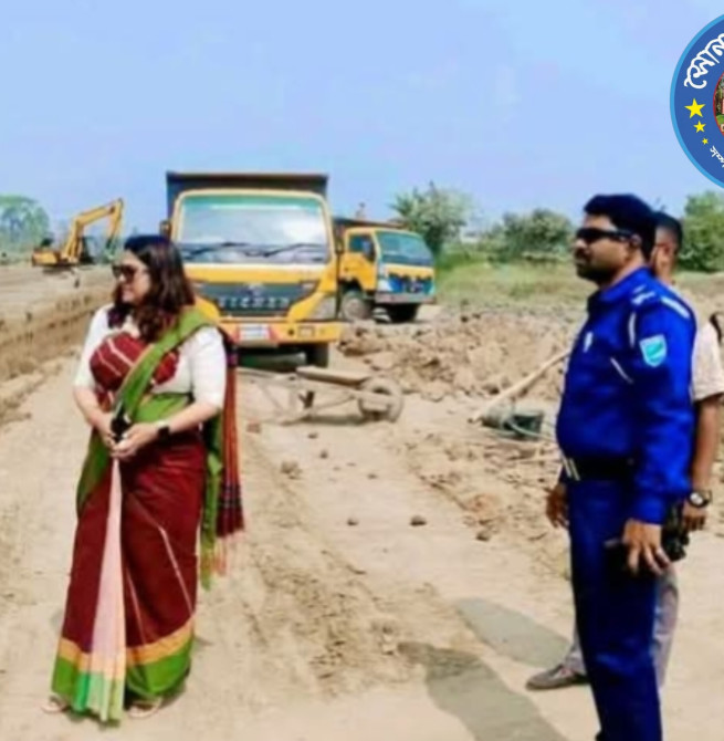 বন্দর  কৃষি জমিতে অবৈধভাবে মাটি কাটার অভিযোগে ১ লক্ষ টাকা জরিমান