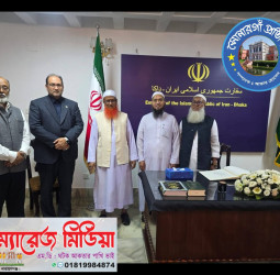 শোক প্রকাশে ইরানী দূতাবাসে ইসলামী আন্দোলনের প্রতিনিধিদল